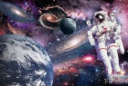 Фотообои Космонавт в космосе на заказ в Москве по выгодной стоимости